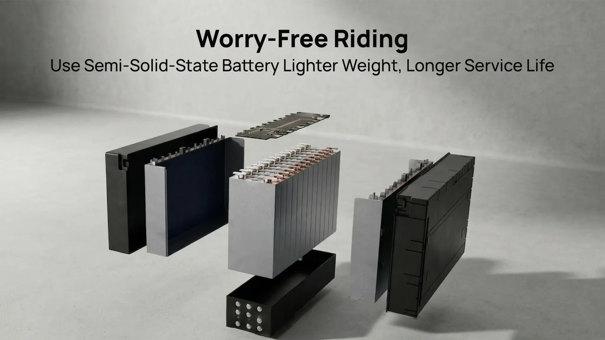 Semi-solid-state battery